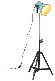 Lampada Da Terra 25 W Blu Anticato 35x35x65/95 Cm E27 /