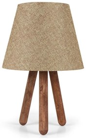 Lampada da tavolo AYD 1xE27/60W/230V beige/marrone
