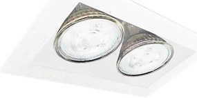 Brosline 3035 - Plafoniera per controsoffitto CAGE 2xGU10/10W/230V bianca