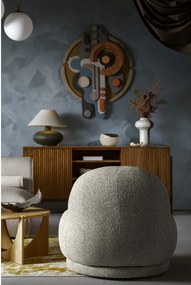 Poltrona grigia/marrone Ovo – Miuform