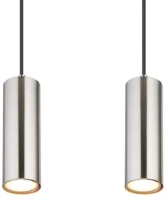 Globo 57911-4H - Lampadario a sospensione con filo ROBBY 4xGU10/35W/230V cromo opaco