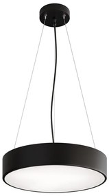 Lampadario a sospensione con filo CLEO 3xE27/24W/230V diametro 40 cm nero