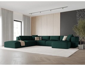 Angolo verde Divano a U, angolo sinistro Esther - Milo Casa