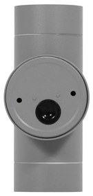 Applique Cilindrica Bidirezionale IP65 GU10 Grigio Colore Grigio