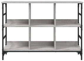 Credenza grigio sonoma 102x32x73,5 cm in legno multistrato