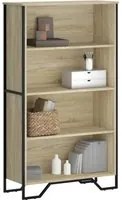 Libreria Rovere Sonoma 80x31x137,5 cm in Legno Multistrato 848630