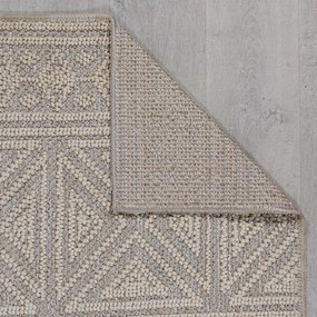 Tappeto grigio/beige lavabile 194x290 cm Lucia – Flair Rugs