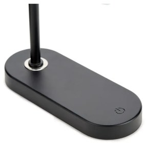 Lampada da tavolo nera (altezza 36,5 cm) Evaro - Gingko