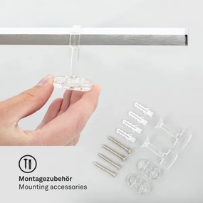 Briloner 3501-018 - Lampadario a plafone LED STAFF 5xLED/4,8W/230V cromo opaco