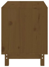 Casetta per Cani Miele 60x45x57 cm in Legno Massello di Pino