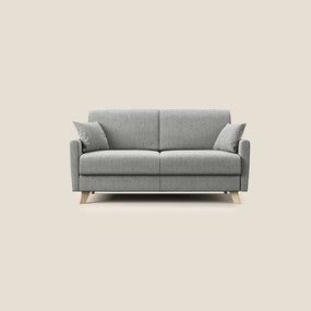 Edgar divano letto matrimoniale in tessuto felis impermeabile T03 grigio chiaro