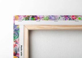 Quadro su tela – Fiori multicolori
