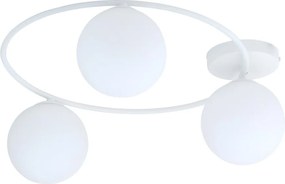 Lampada da soffitto in acciaio SOPRA 3 da interno 3xE14