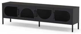 Mobile TV nero 180x50 cm Tayra - Marckeric