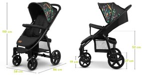 Lionelo - Passeggino ANNET PLUS nero