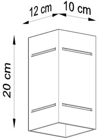 Applique BLOCCO 1xG9/40W/230V