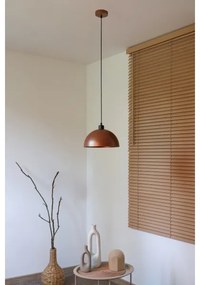 Duolla - Lampada a sospensione su cavo IRONLINE 1xE27/15W/230V Ø 27 cm rame/nero