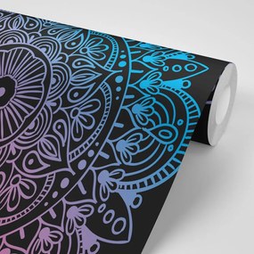 Carta da parati – Mandala su sfondo scuro