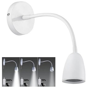 Brilagi - LED Lampada flessibile dimmerabile piccola LED/4W/230V bianco
