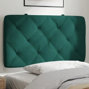 Cuscino Testiera Verde Scuro 90 Cm İn Velluto /