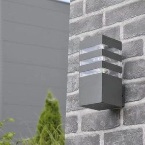 Lampada da parete esterna TEKSAS 1xE27/12W/230V IP44 antracite