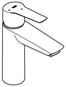 GROHE 23746002 - Miscelatore lavabo START, misura M, cromo lucido