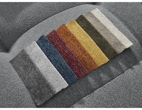 Divano angolare grigio allungabile/con contenitore (con penisola a sinistra/con chaise lounge) con rivestimento in ciniglia Roxelane – Bobochic Paris