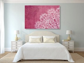 Quadro su tela – Elementi di Mandala floreale