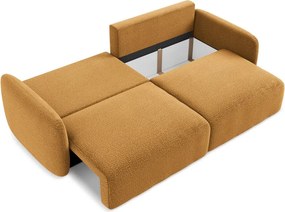 Divano arancione allungabile/con contenitore 238 cm Kalena – Makamii