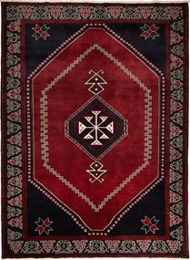 Lori Tappeto 340x250 Rosso (Iran) Annodato A Mano