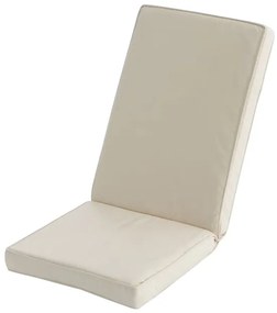 Cuscino per sedia a sdraio in cotone NATURA grezzo 120 x 49 x Sp 7 cm