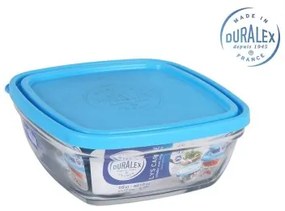 Porta pranzo Ermetico Duralex Freshbox Azzurro Quadrato (17 x 17 x 7 cm) (1,15 L)