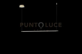 Sospensione genius orizzontale oro led 3000k 1030lm 20w dimmerabil...