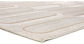 Tappeto color crema 200x290 cm Flora – Universal