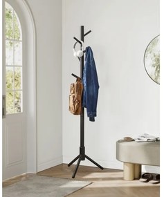 Appendiabiti a piantana LINEA, nero