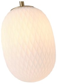 Lampadario a sospensione con filo 1xE14/25W/230V bianco diametro 15 cm