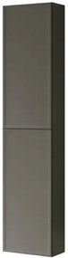 Colonna per mobile bagno Pixel 2 ante P 27 x L 30 x H 160 cm laccato opaco grigio carbone