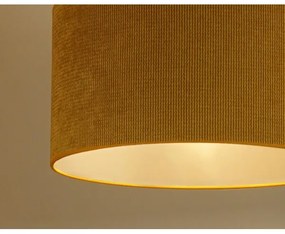 Duolla - Lampadario a plafone CORDUROY 1xE27/15W/230V diametro 40 cm giallo