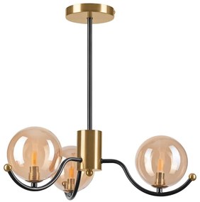 Lampadario a stelo GEORGIA 3xG9/5W/230V dorato/beige fumé
