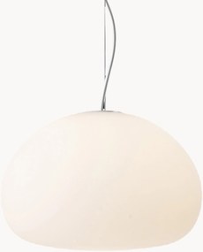Lampada a sospensione piccola in vetro soffiato con luce regolabile Fluid