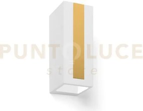 Thera applique a parete biemissione 2 luci attacco gu10 in gesso bi...