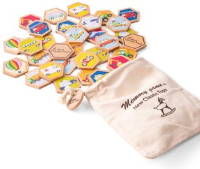 Memory in legno - mezzi di trasporto