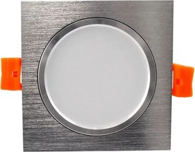 Lampada LED da incasso VENUS LED/7W/230V argento squadrato