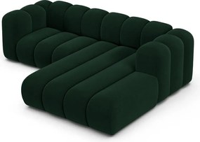 Divano angolare verde scuro ad angolo destro Lupine - Micadoni Home