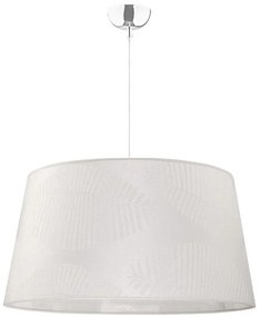 Duolla - Lampadario a sospensione con filo TENOR 1xE27/40W/230V diametro 60 cm bianco/foglie