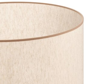 Paralume Roller ecru/beige Ø 50 cm Altezza 24 Duolla, Crema / Ambra, Tessuto / Stoffa / Seta