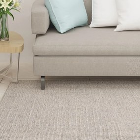 Tappeto İn Sisal Naturale 66x300 Cm Sabbia /