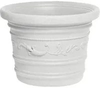 VASO FESTONATO BIANCO TONDO CM.80 H.60 LT.178