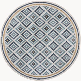 Tappeto rotondo da esterno Zia Trellis