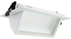 Faro LED da Incasso 44W Foro 210x130 Bianco con driver Philips Colore Bianco Caldo 3.000K